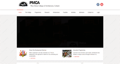 Desktop Screenshot of pmca.ac.in